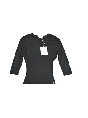 Gaui Everyday Quarter Sleeve Top in Black
